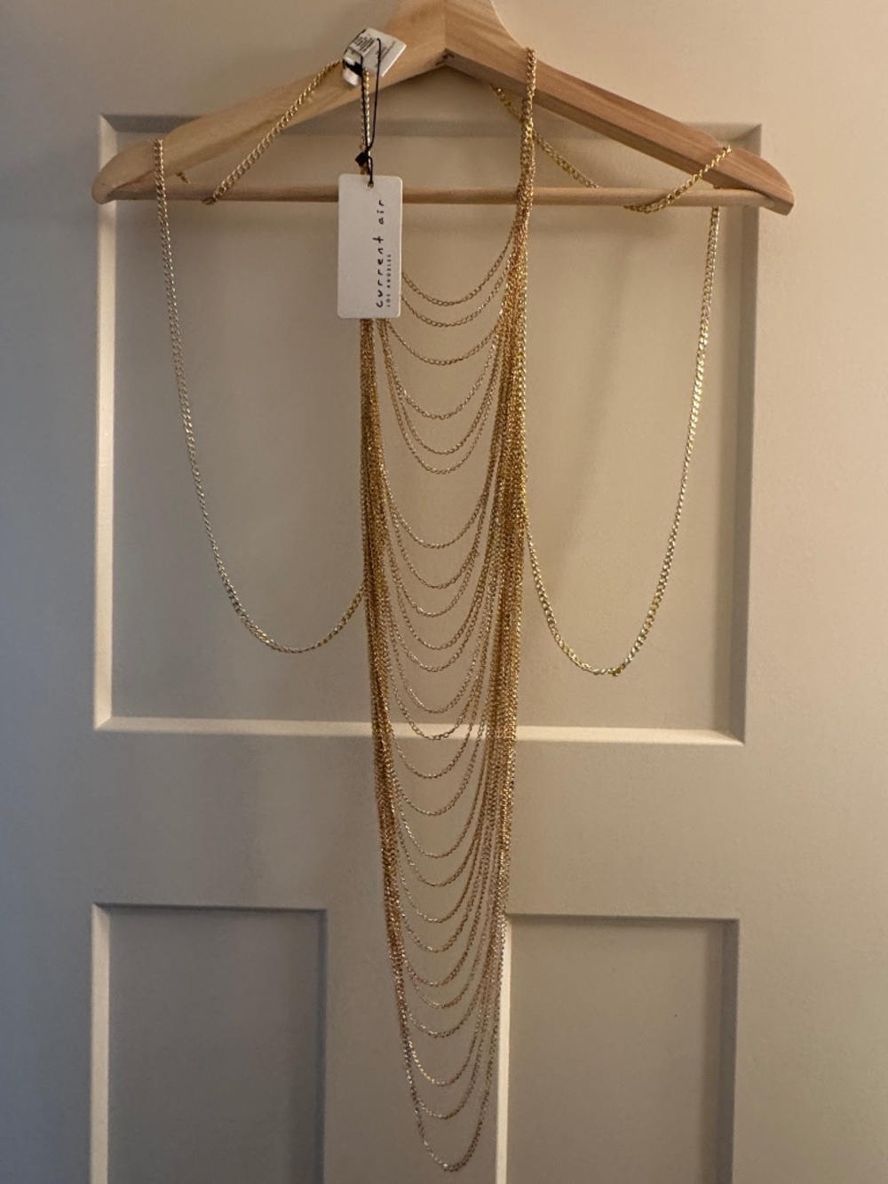 Gold body chain